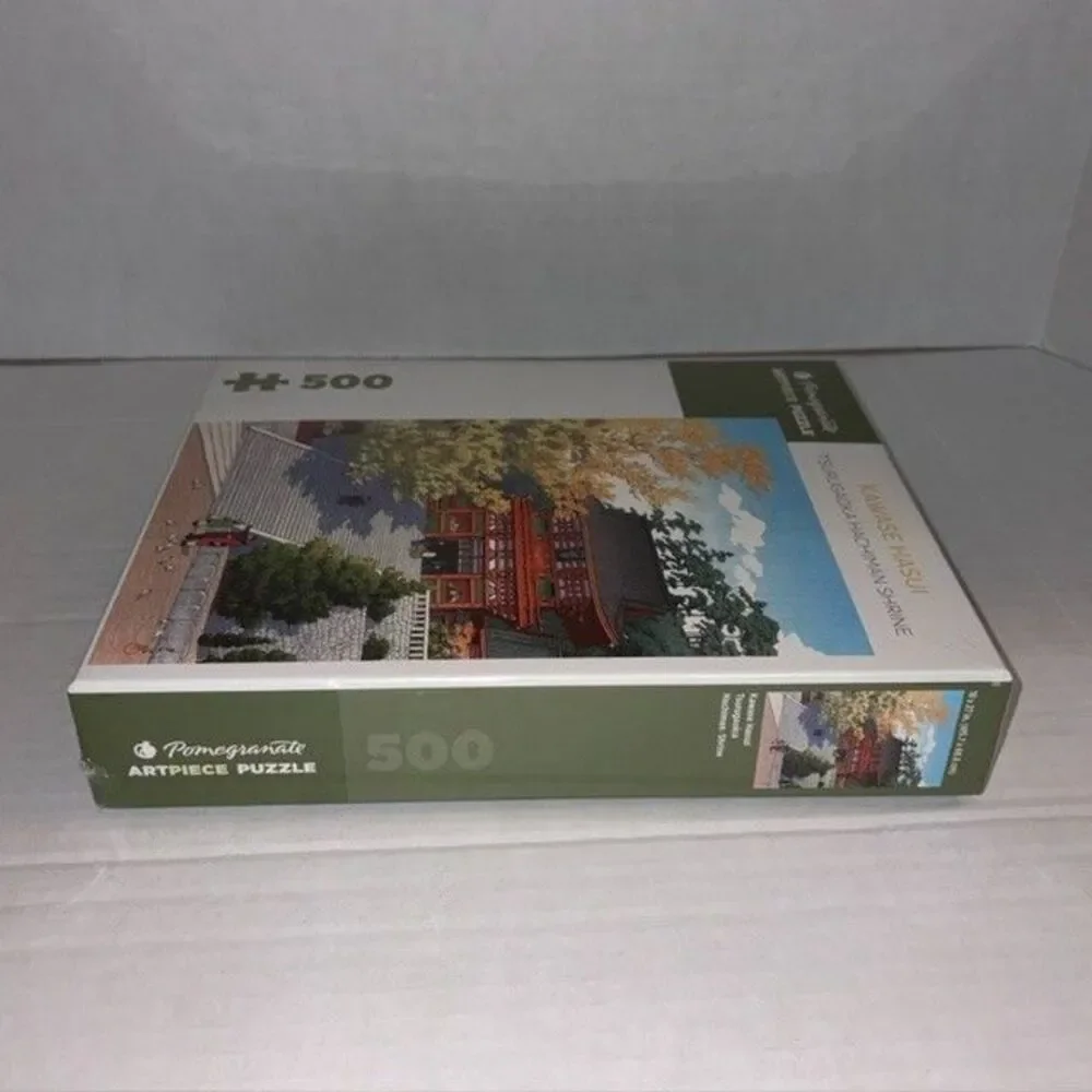Pomegranate Kawase Hasui Tsurugaoka Hachiman Shrine 500 Piece Art Jigsaw Puzzle